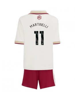 Billige Arsenal Gabriel Martinelli #11 Tredjedraktsett Barn 2025-26 Kortermet (+ Korte bukser)